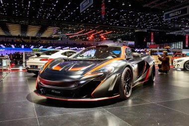 Geneva, İsviçre - 1 Mart 2016: 86 Cenevre Motor Show Palexpo içinde sunulan