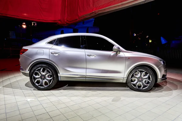 Ginebra, Suiza - 29 de febrero de 2016: 2016 Borgward BX6 TS Concept presentado en el 86º Salón del Automóvil de Ginebra en la PalExpo — Foto de Stock