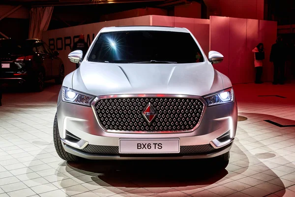 Ginebra, Suiza - 29 de febrero de 2016: 2016 Borgward BX6 TS Concept presentado en el 86º Salón del Automóvil de Ginebra en la PalExpo — Foto de Stock