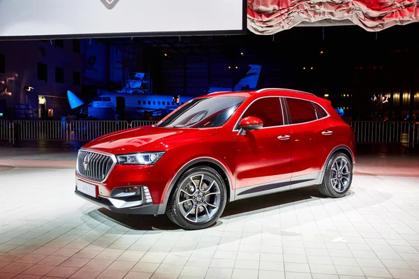 Ginebra, Suiza - 29 de febrero de 2016: 2016 Borgward BX5 Concept presentado en el 86º Salón del Automóvil de Ginebra en la PalExpo — Foto de Stock