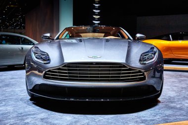 Geneva, İsviçre - 2016:2016 Aston Martin Db11 86 Cenevre Motor Show Palexpo içinde sunulan 1 Mart