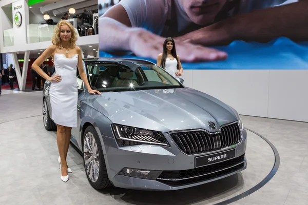 2015 Skoda Superb — Stockfoto