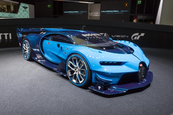 Bugatti Vision Gran Turismo Concept 2015 — стоковое фото