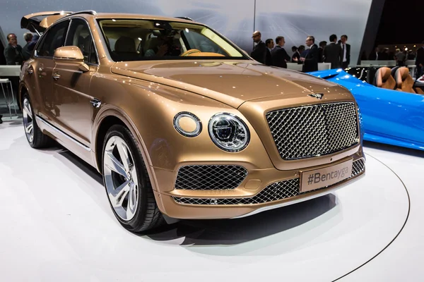 Bentayga 2016 Bentley — Zdjęcie stockowe