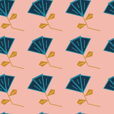 İç tekstil için kusursuz çiçek süsü kumaş, kumaş, telefon kılıfı, defter kağıdı. Dekoratif izin motifi.