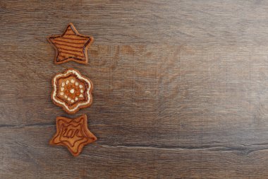 Tahta arka planda çerezler