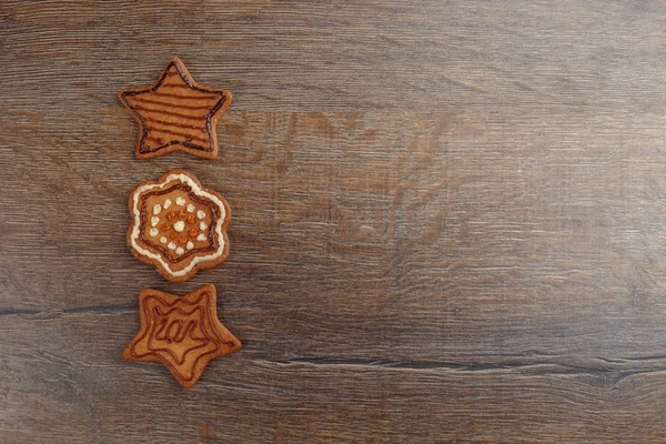 Tahta arka planda çerezler