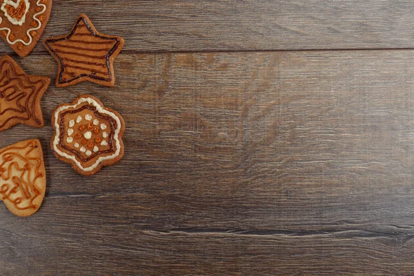 Tahta arka planda çerezler