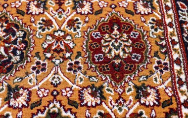 Kanepe, perde, halı, yastık, fular, pano için çok detaylı, çok renkli tekstil tasarımı kumaşı.