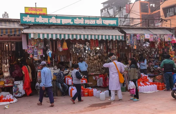 Haridwar Uttarakhand India Febbraio 2021 Veduta Della Strada Del Mercato — Foto Stock