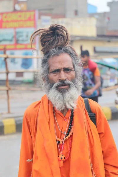 Ghaziabad Uttar Pradesh India July 2019 Прихильник Гінду Перевозить Канвар — стокове фото
