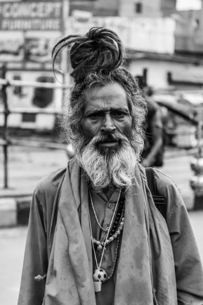 Ghaziabad Uttar Pradesh India Julio 2019 Devoto Hindú Que Lleva — Foto de Stock