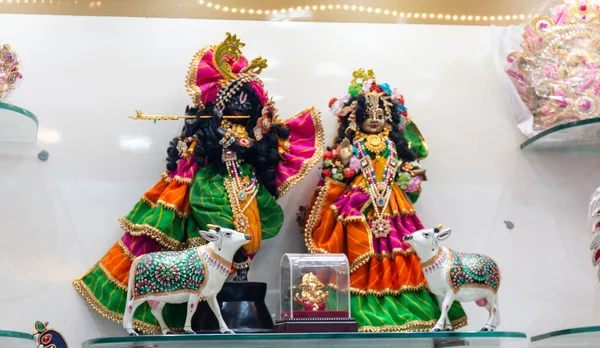 Vrindavan Uttar Pradesh India August 2021 Lord Krishna Idol Lord — Stock Photo, Image