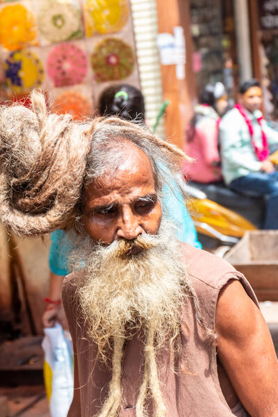 Vrindavan Uttar Pradesh India August 2021 Krishna Janmashtami Portrait Indian Royalty Free Stock Photos