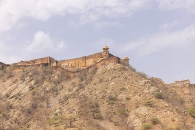 Kehribar kalesi veya Jaipur Kalesi 'nin mimari manzarası