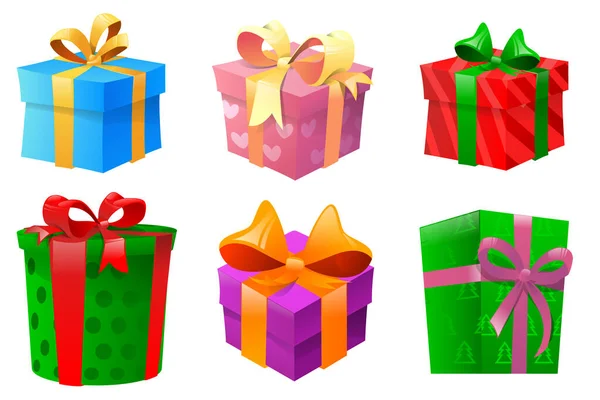 Gift box set — Stock Vector