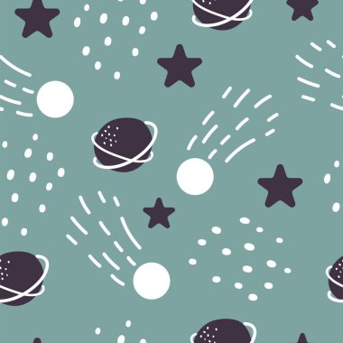 Evren ve birçok yıldızlı desenler