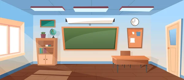 Cartone animato vuota aula scolastica — Vettoriale Stock