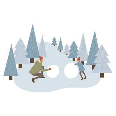 Kardan adam yapan çizgi film karakterleri