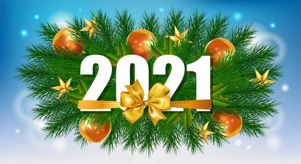 Feliz año nuevo 2020 — Vector de stock