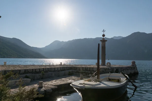Kotor körfezi. Perast. Adası. Karadağ.