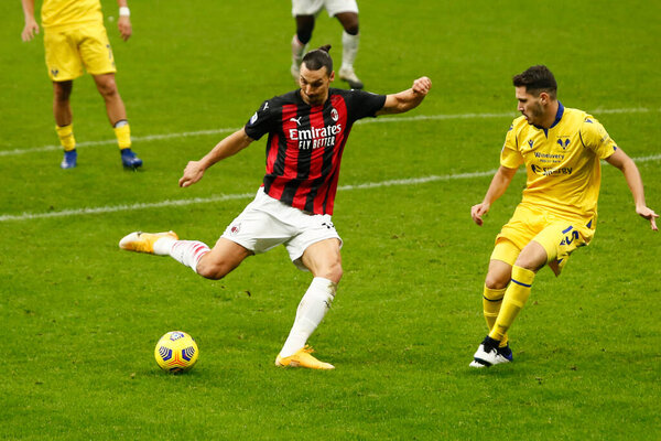  08/11/2020. Milan-Verona. Zlatan Ibrahimovic, Milan.