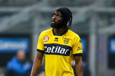 Milan, İtalya. 31 Ekim 2020. İtalyan Serisi A futbol şampiyonası. Inter VS Parma 2-2, Gervinho, Parma, maçta iki gol attı..