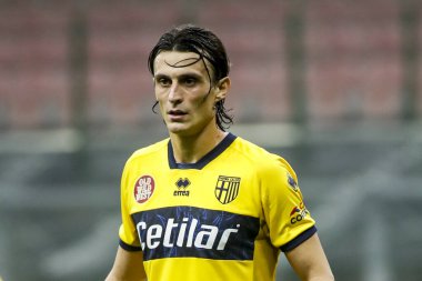 Milan, İtalya. 31 Ekim 2020. İtalyan Serisi A futbol şampiyonası. Inter VS Parma 2-2, Roberto Inglese, Parma.