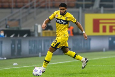 Milan, İtalya. 31 Ekim 2020. İtalyan Serisi A futbol şampiyonası. Inter VS Parma 2-2, Simon Sohm, Parma.