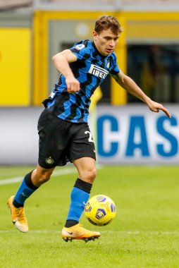 MILAN, İtalya - Kasım 222ND, 2020: İtalyan Serie A Futbol Şampiyonası. Inter vs Torino 4-2. Nicol Barella, İnter.
