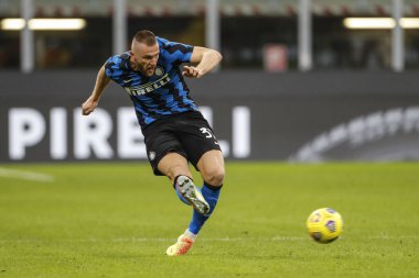 MILAN, İtalya - Kasım 222ND, 2020: İtalyan Serie A Futbol Şampiyonası. Inter vs Torino 4-2. Milan Skriniar, İnter.