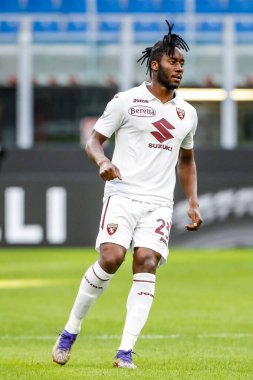 MILAN, İtalya - Kasım 222ND, 2020: İtalyan Serie A Futbol Şampiyonası. Inter vs Torino 4-2. Soualiho Meit, Torino.