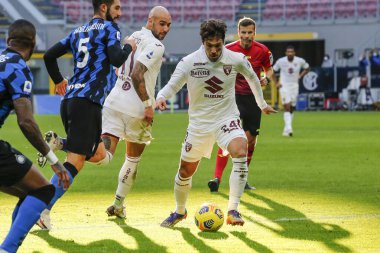 MILAN, İtalya - Kasım 222ND, 2020: İtalyan Serie A Futbol Şampiyonası. Inter vs Torino 4-2. Simone Verdi, Torino.
