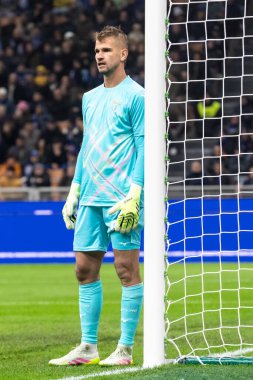 Milan, İtalya. 09 Kasım 2025. San Siro Stadyumu. Enlilive Serie A Futbol Şampiyonası. Inter Milan, Lazio 'ya karşı. Ivan Provedel, kaleci Lazio..