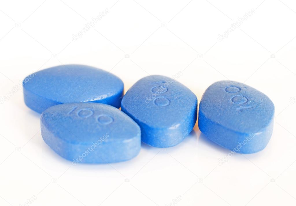 Blue pill for erectile dysfunction treatment