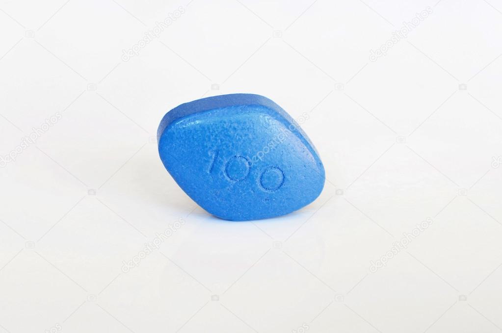 Blue pill for erectile dysfunction treatment