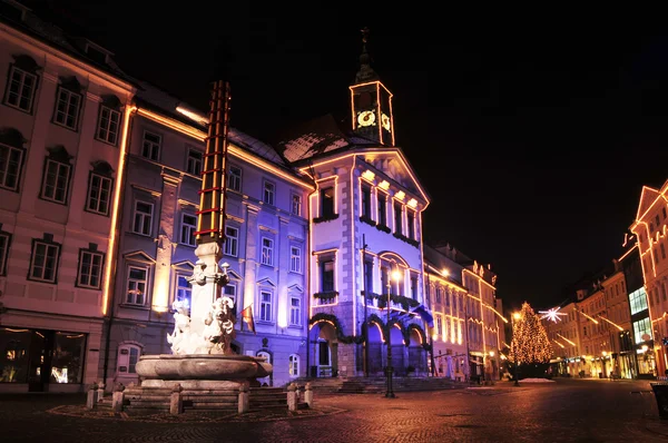 Rathaus von Ljubljanas — Stockfoto