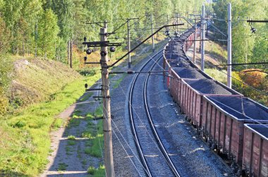 Kömürlü yük treni