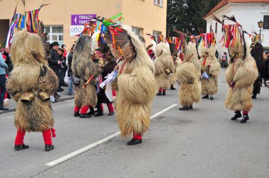 Kurent bilinen geleneksel rakamları ile geleneksel karnaval, 