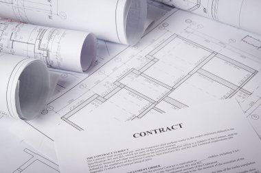 Mimari planlar ve plan rulo