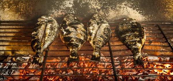 Çipura ızgara deniz ürünleri