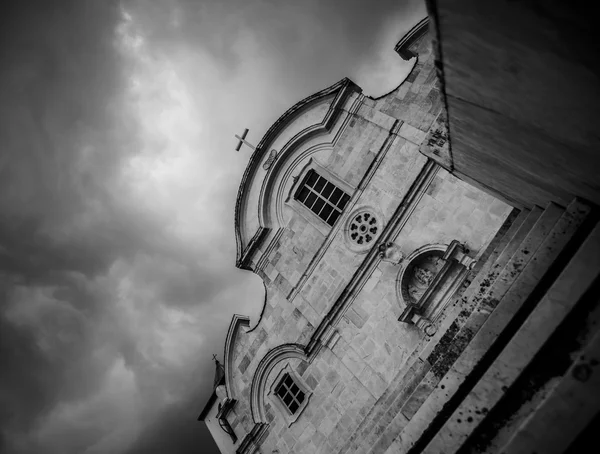 Church in a cloudy day — Stock Photo, Image