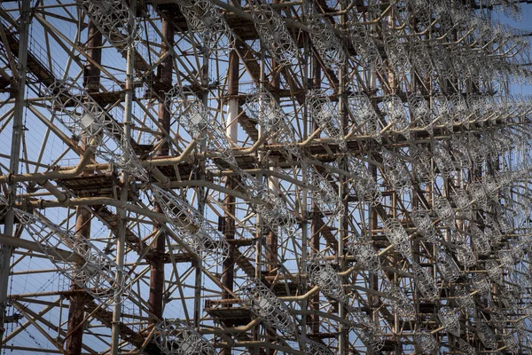 Chernobyl: Duga old soviet radar system — Stock Photo, Image