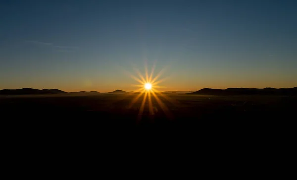 Last Rays Sun Mountains — Stock Photo, Image