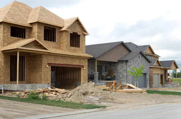 Construction de maisons neuves Photo De Stock