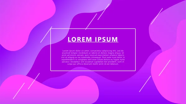Soyut renk modern arkaplan. Sıvı şekilli geleceksel illüstrasyon. Metin için yeri olan yaratıcı geometrik duvar kağıdı. Asgari poster veya afiş.