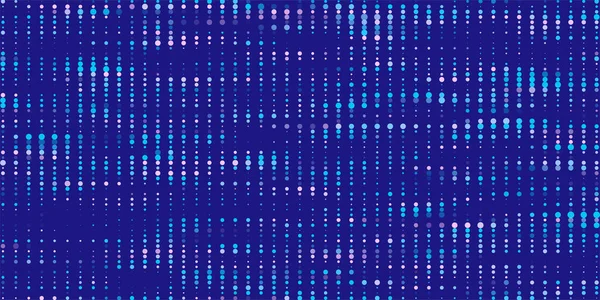 Абстрактна Текстура Напівтону Тло Крапок Сині Частинки Різного Розміру — стоковий вектор