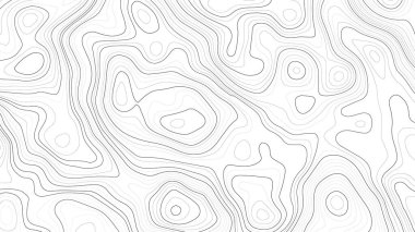 Izgaralı topografi haritası. Vektör yardım haritası.