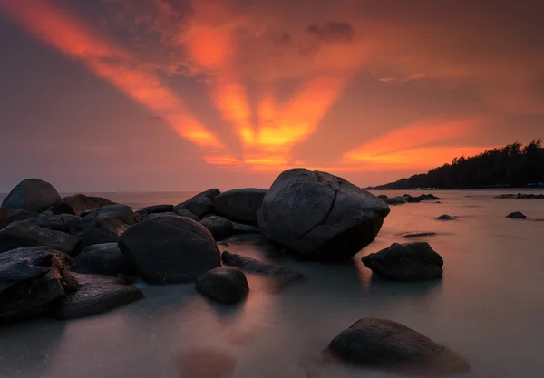 Long exposure of seascape, Thailand — Stock Photo, Image