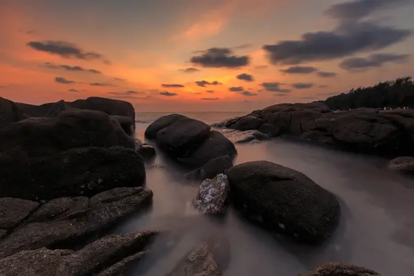 Long exposure of seascape, Thailand — Stock Photo, Image